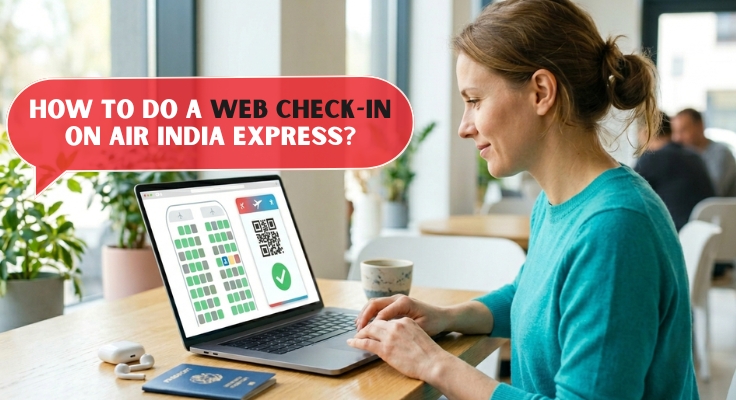 How to do a web check-in on Air India Express?